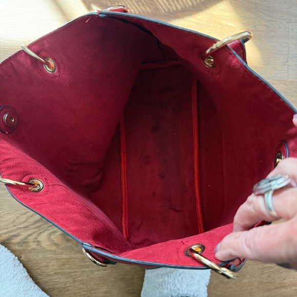 Red Tote Bag- Red - Picture 8 of 8